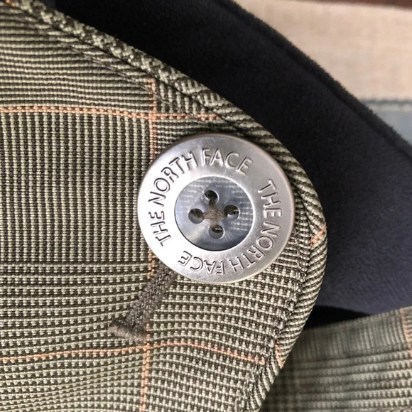 The North Face Ski Snow Board Plaid Jacket w RECCO & Detachable Hood Green Sz M - Picture 12 of 16